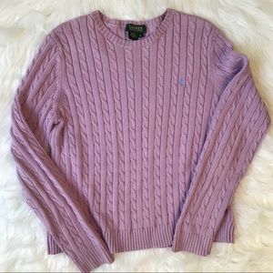 Purple Ralph Lauren Sweater Medium
